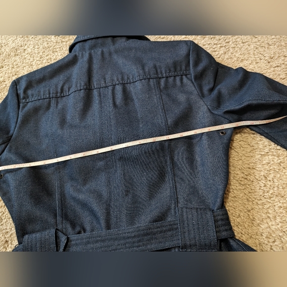 EUC GAP Women's Denim Trench Coat - size Small - Picture 10 of 10